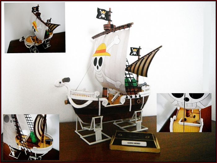 PAPERCRAFT Going Merry Ship - One Piece / Part 2 - PASO A PASO 