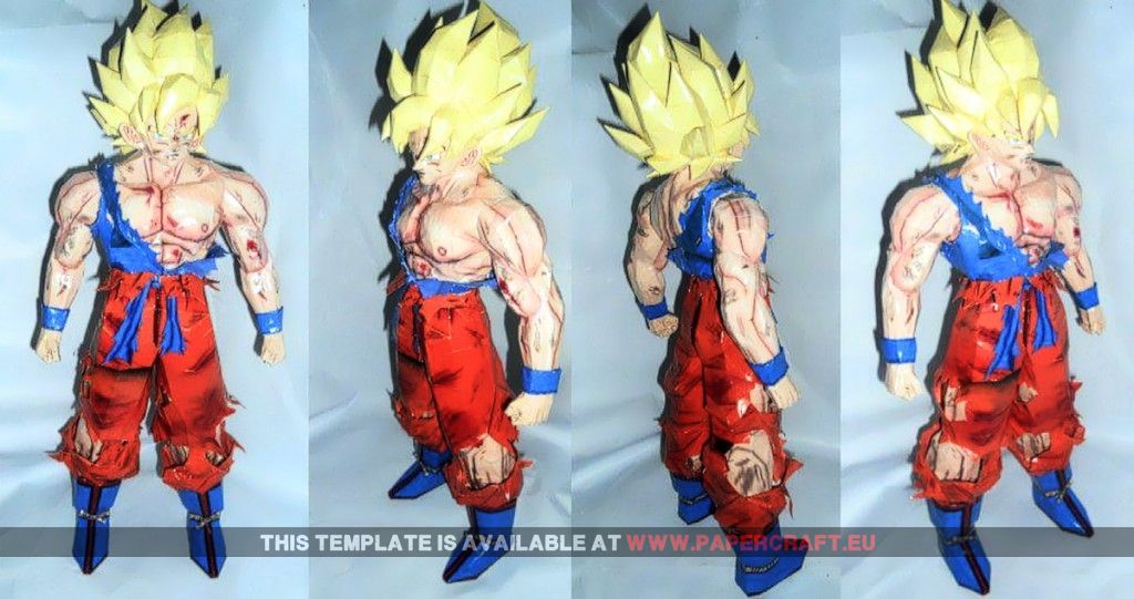 Dragon Ball Figures Son Goku SSJ1 Damaged Battle HD