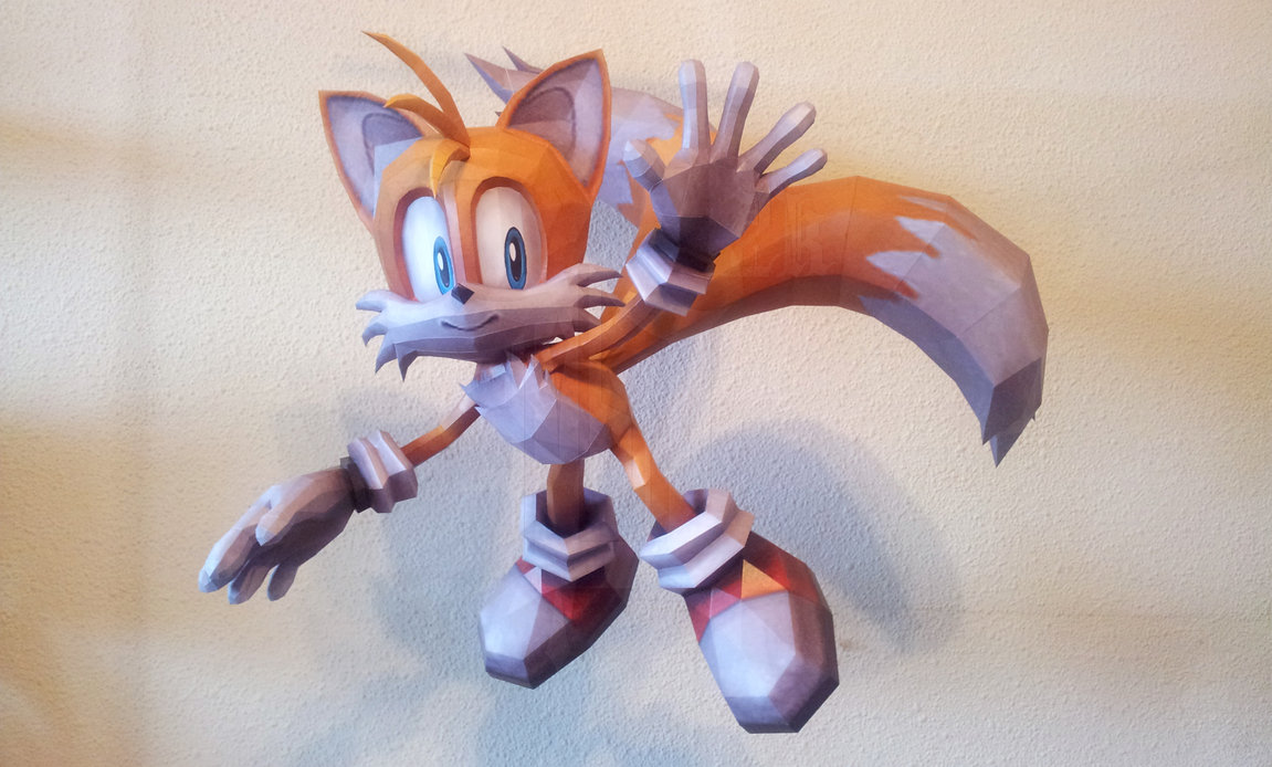 Pixel Papercraft - Tails Doll (Sonic R)