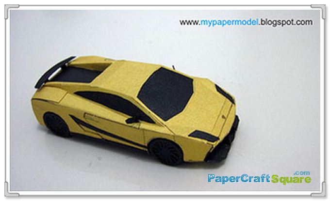 Road vehicles Lamborghini Gallardo Superleggera (Simple) | Paperzone VN