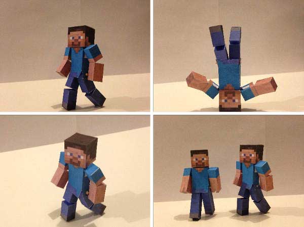 How to make a Bendable Creeper (Minecraft Papercraft) 