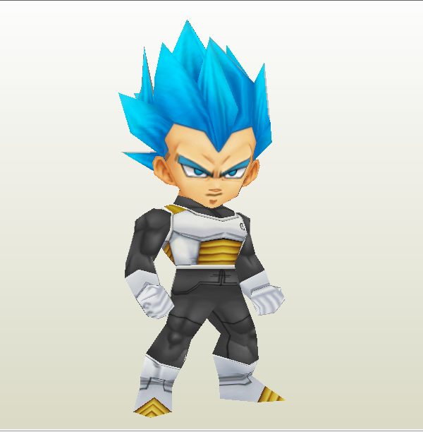 Dragon Ball Chibi Vegeta SSJ1 Ver. 2