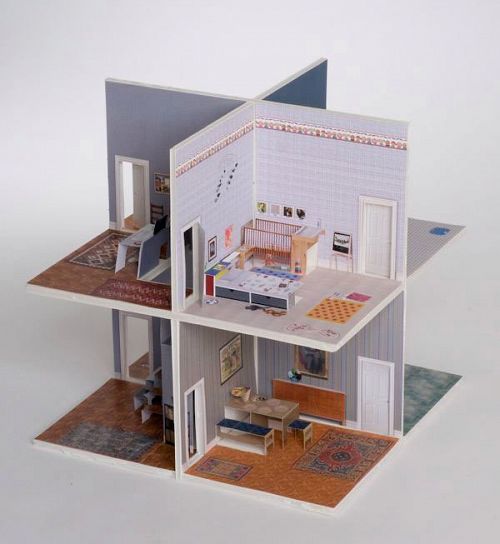 Pop-Up Paper Doll House