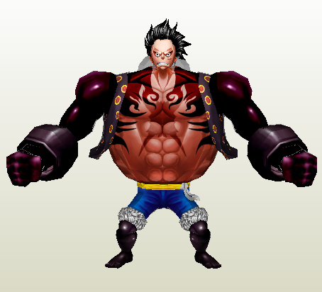 Monkey D. Luffy - Gear Fourth (Slim version) by fpxzy111