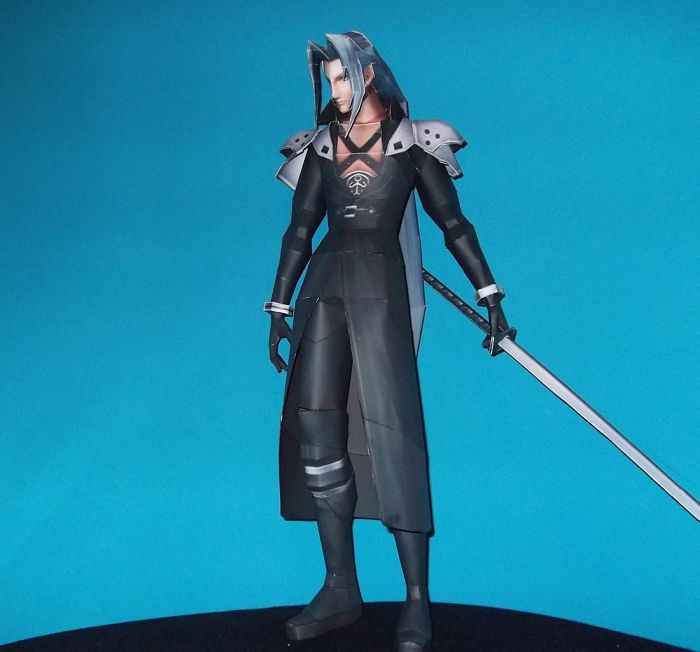 Final Fantasy Sephiroth Anime - 5 Panels Paint By Numbers - Panel paint by  numbers