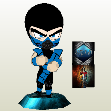 Game - Chibi [Mortal Kombat] Kuai Liang (Sub-Zero) Chibi | Paperzone VN