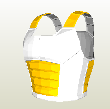Future Trunks Saiyan Armor 3D Model | 3D Print Model