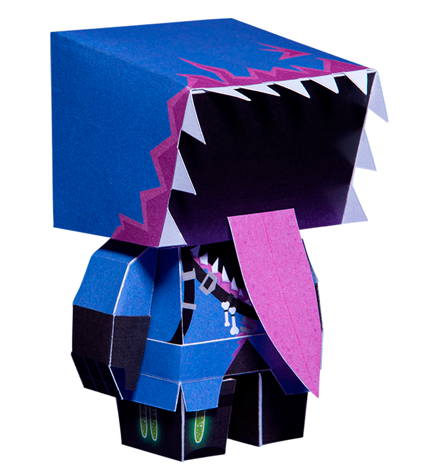 Game Paper Toys Fortnite Mini Monster Papertoys Paperzone Vn