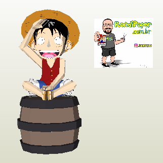 Kid Luffy PNG Image