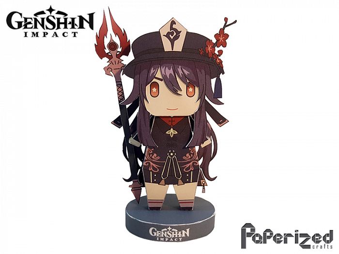 Game - Paper Toys Genshin Impact: Hu Tao | Paperzone VN