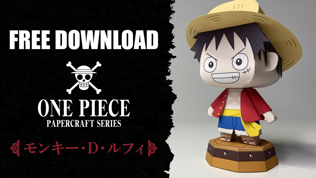 One Piece Paper Toys One Piece Luffy Paperzone Vn