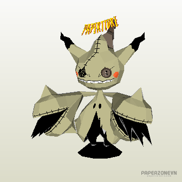 Pokemon Gen 7 354 - Mega Banette ( Ver. Mimikyu Costume) (Halloween) |  Paperzone VN