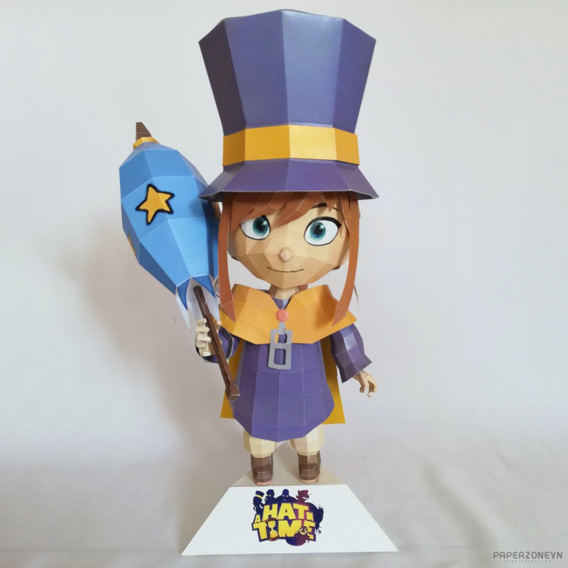 PAPERMAU: A Hat In Time - Hat Kid Paper Model - by Papershaper