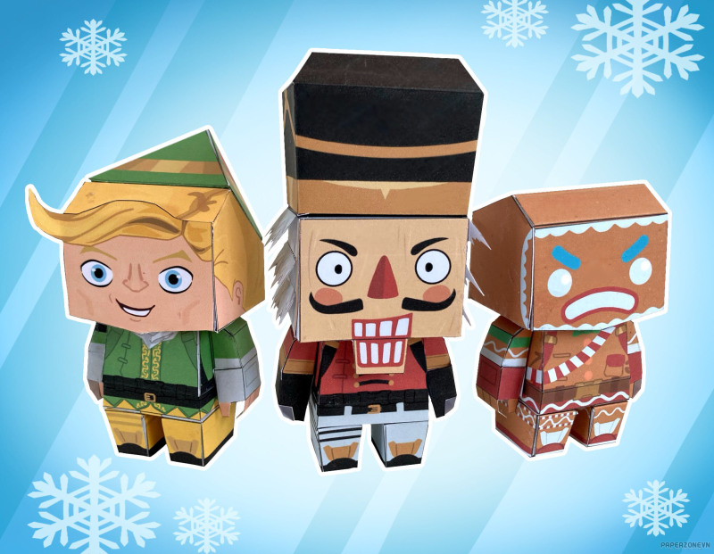 Game - Paper Toys Fortnite: Winterfest | Paperzone VN
