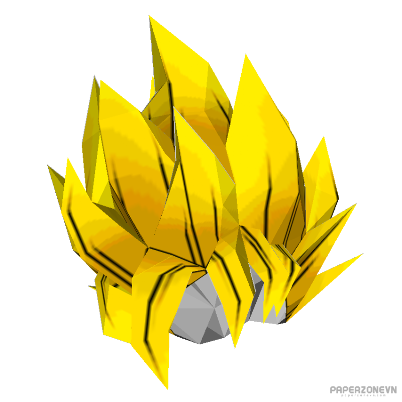 Super Saiyan Hair - Roblox Cabelo Do Goku No Roblox Png,Super Saiyan Png -  free transparent png images 