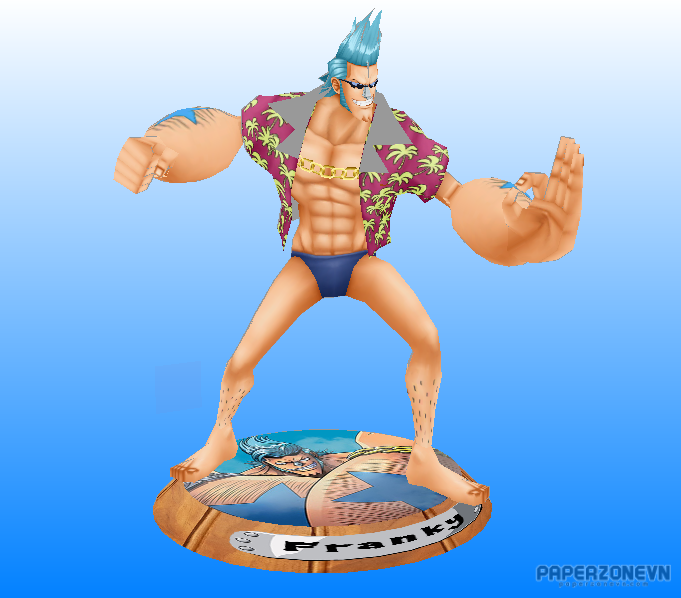 one piece franky after 2 years