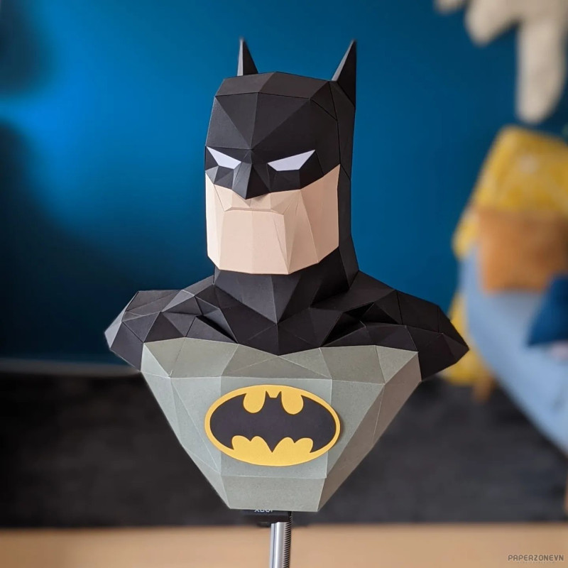 Low Poly - DC Universe Batman Bust | Paperzone VN