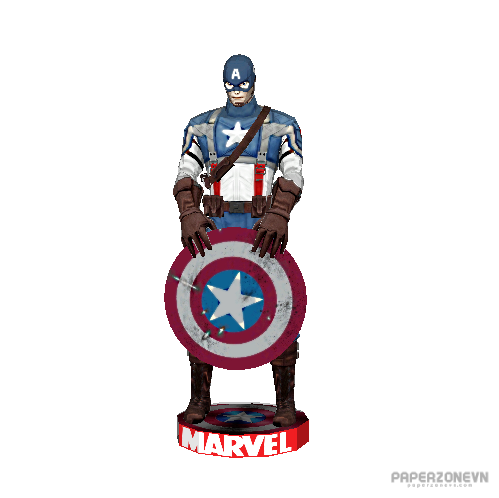 Marvel Universe [The First Avengers] Captain America V2 | Paperzone VN