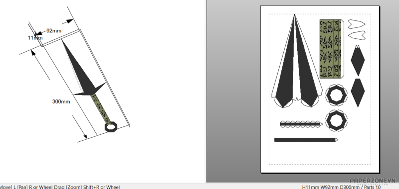 kunai do minato pra spider - Desenho de gam3r06pvpbr - Gartic