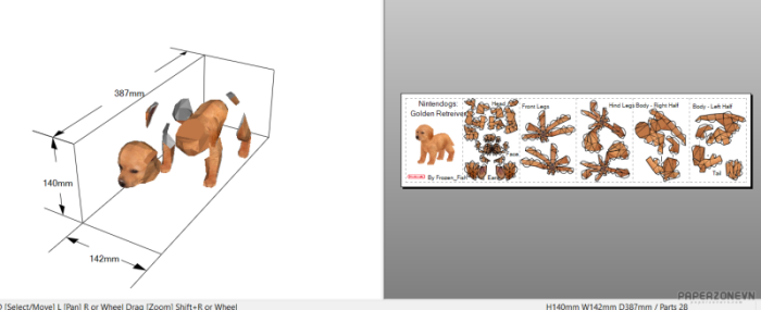 2022-08-13-12_40_32-Nintendogs---Golden-Retreiver-locked---Pepakura-Designer-42cee80c4ba7183b0.png