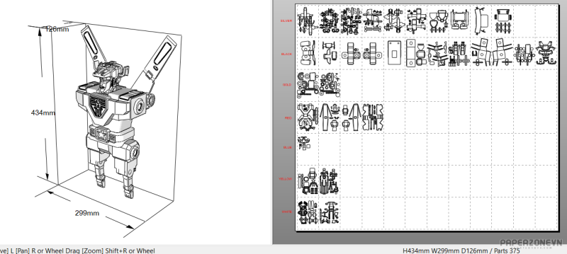 2022-09-07-19_42_52-Voltron-Black-Lion-papercraft---Pepakura-Designer-41681f229aa95629f.png