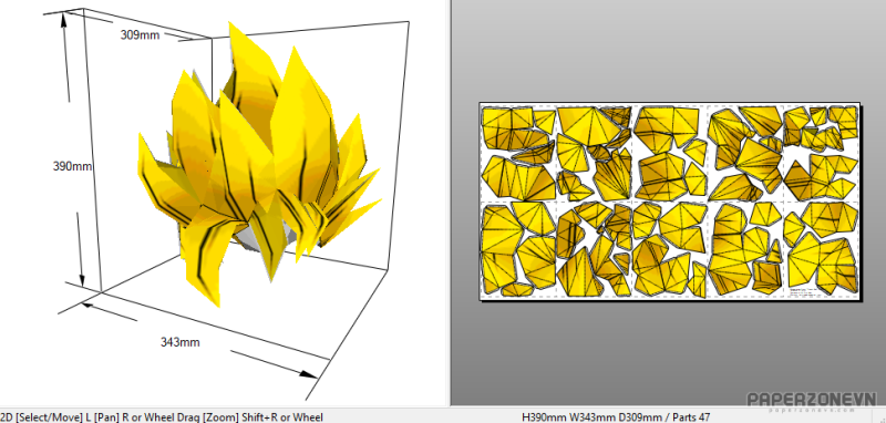 Tutorial peluca Dragón Ball - Goku Super Saiyajin de foam y pepakura. 