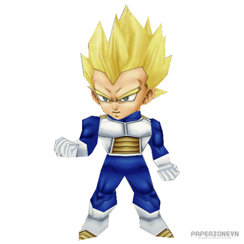 Dragon Ball Chibi Vegeta SSJ1 Ver. 2