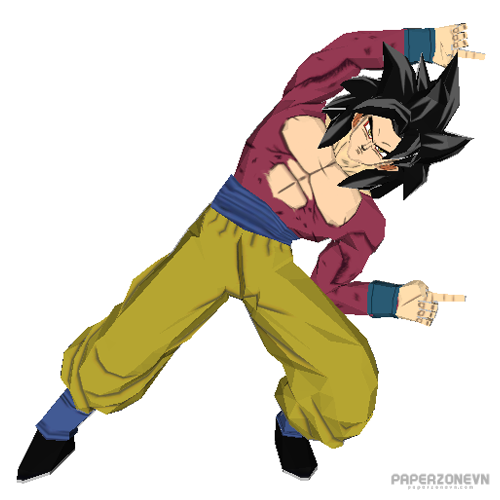  Dragon Ball Figuras Son Goku SSJ4 Fusión Danza