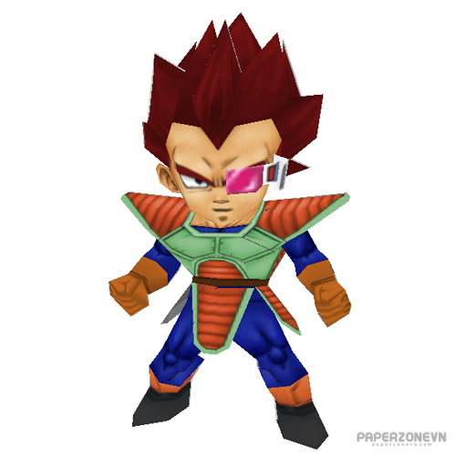 Dragon Ball Chibi Vegeta SSJ1 Ver. 2