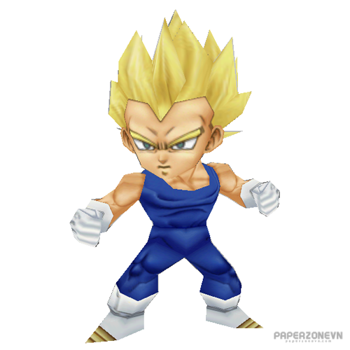 Dragon Ball Chibi Vegeta SSJ1