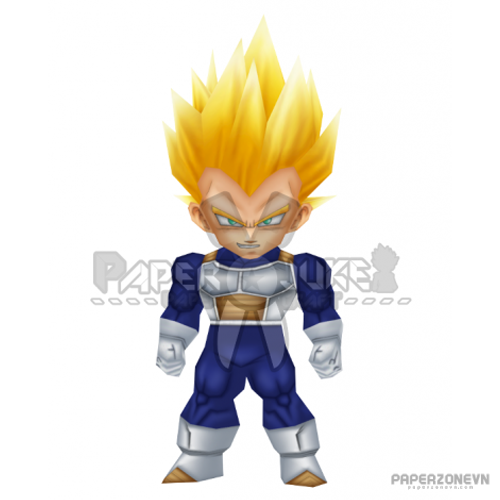 Dragon Ball Chibi Vegeta SSJ1 Ver. 2