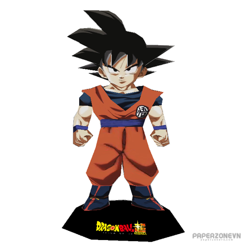 Dragon Ball Chibi Son Goku with Base