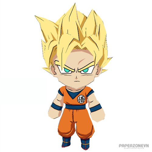  Dragon Ball Avatar Son Goku SSJ Chibi