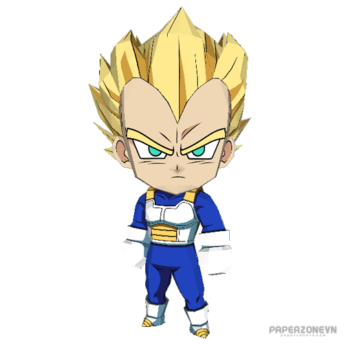 Dragon Ball Chibi Vegeta SSJ1 Ver. 2