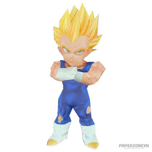 Dragon Ball Chibi Vegeta SSJ (Crossed Arms)