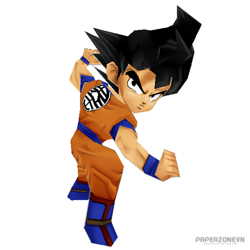 dbz papercraft