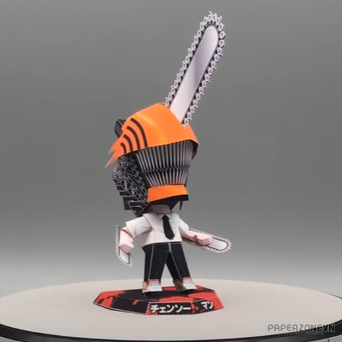 Anime Chibi Paper Toys Chainsaw Man Paperzone Vn | Sexiz Pix