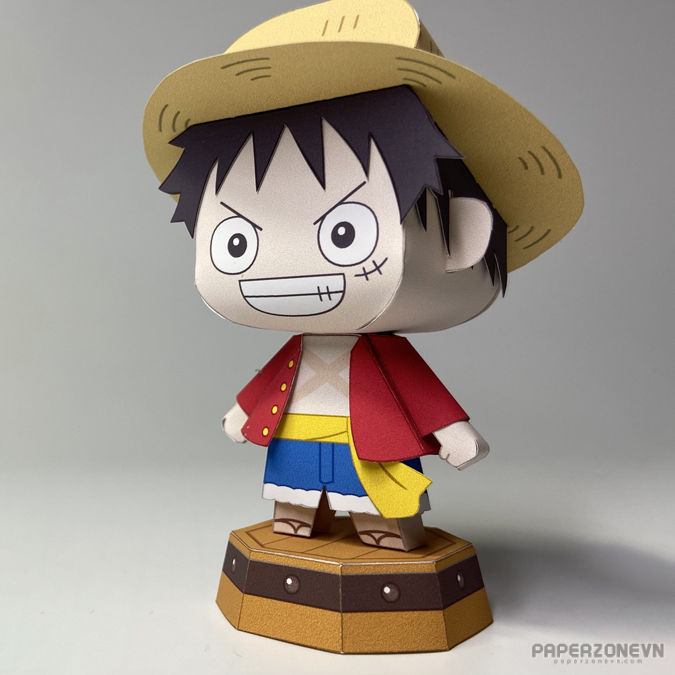 ✂️ Luffytaro One piece funko pop papel #papercraft #download