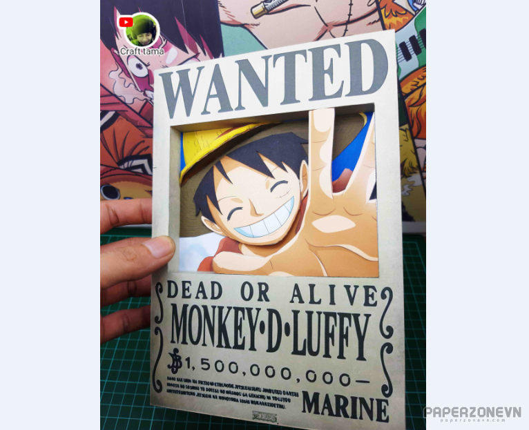 Monkey D. Luffy #4 - One Piece Wanted Posters Collection