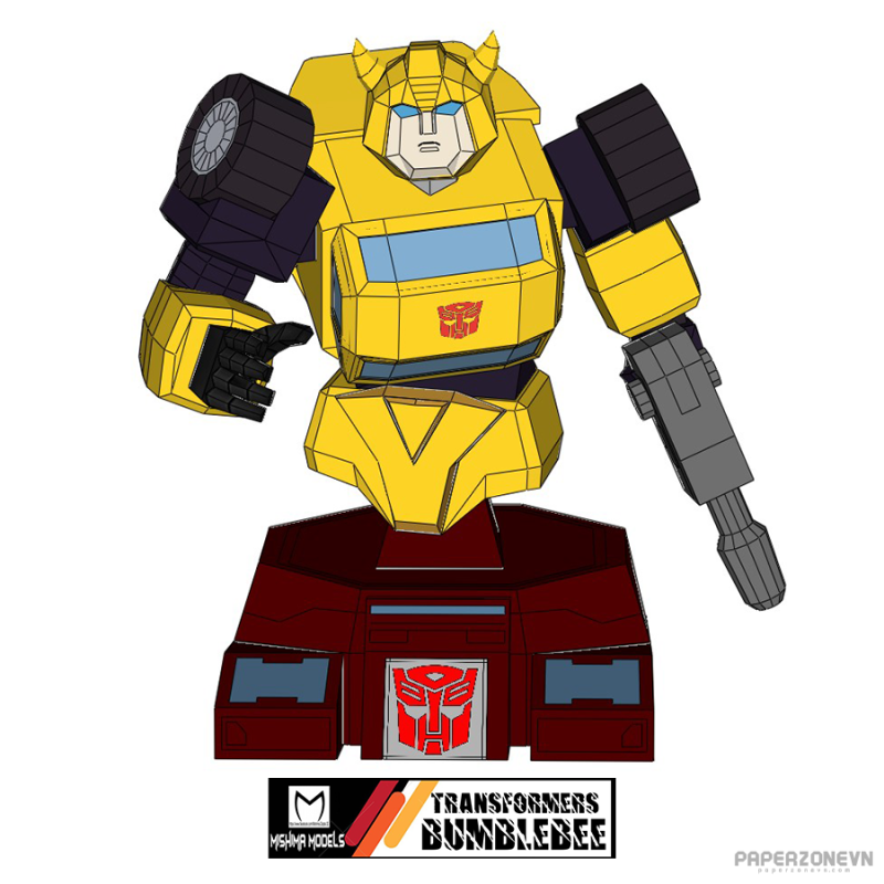 Transformer Bumblebee (G1) Bust | Paperzone VN