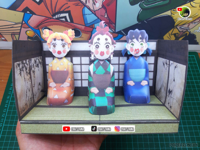 Figures De Demon Slayer - Papercrafts