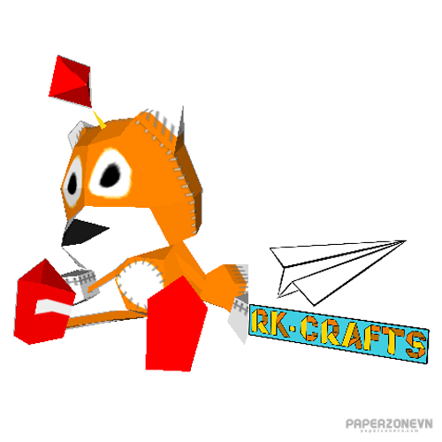 Pixel Papercraft - Tails Doll (Sonic R)