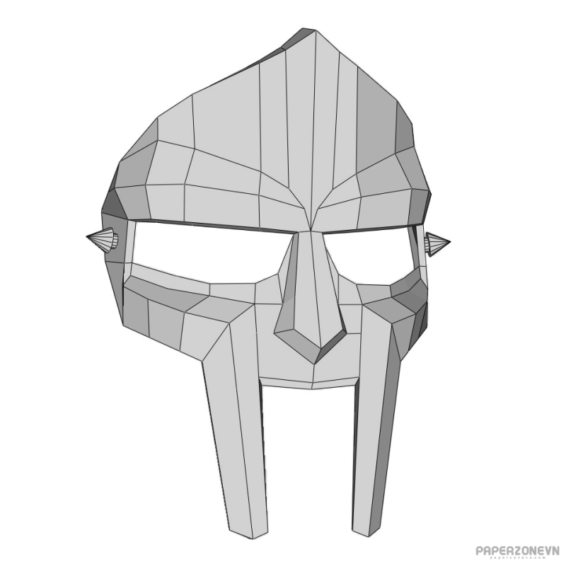 Head Wearable MF Doom Mask | Paperzone VN