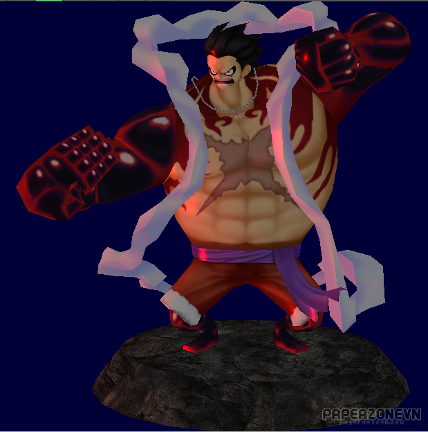 Luffy Gear 4 PNG image